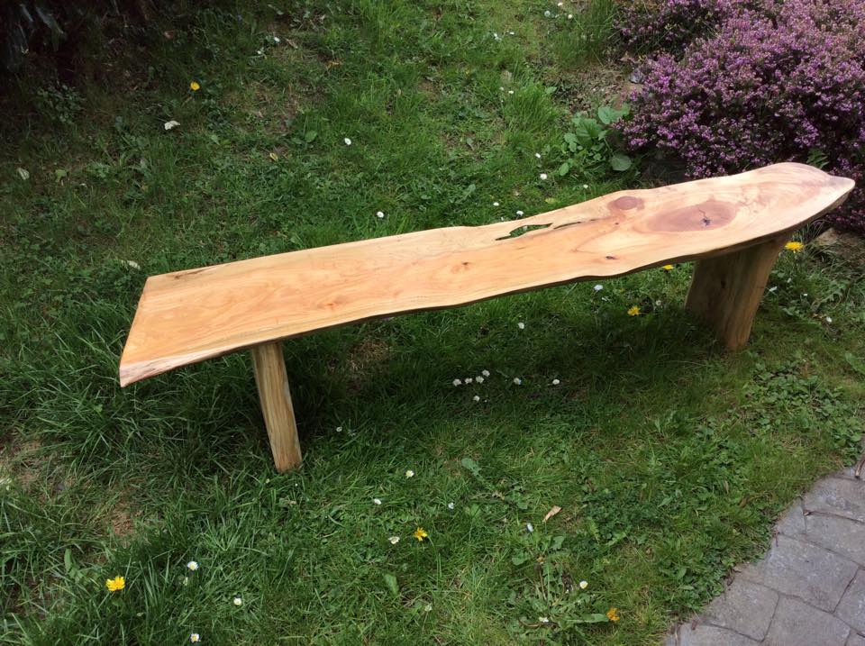 Driftwood bench 3